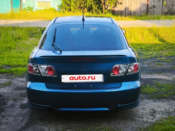 2002 Mazda Atenza I, синий, 560000 рублей - вид 6