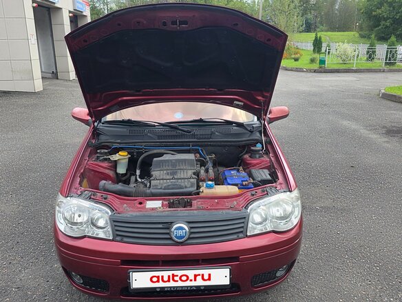 2007 Fiat Albea I Рестайлинг, красный, 250000 рублей - вид 2