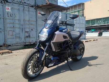 2014 Ducati Diavel, синий, 800000 рублей, вид 2