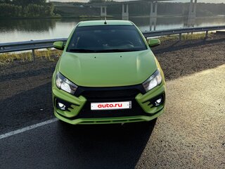 2017 Lada (ВАЗ) Vesta I, зелёный, 635000 рублей, вид 2