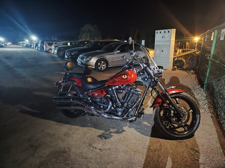 2007 Yamaha XV 1900, красный, 730000 рублей, вид 2