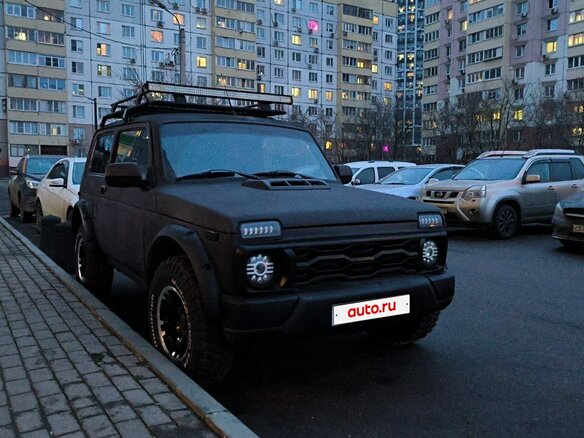 1995 Lada (ВАЗ) 2121 (4x4) I Рестайлинг, чёрный - вид 2