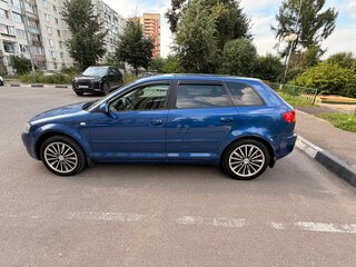 2008 Audi A3 Sportback II (8P) Рестайлинг 1, синий, 630000 рублей, вид 4