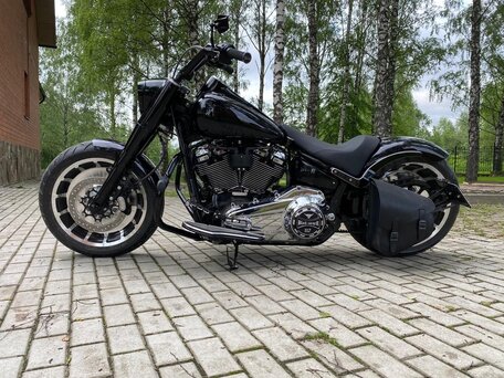 2019 Harley-Davidson Fat Boy, чёрный, 3500000 рублей, вид 2