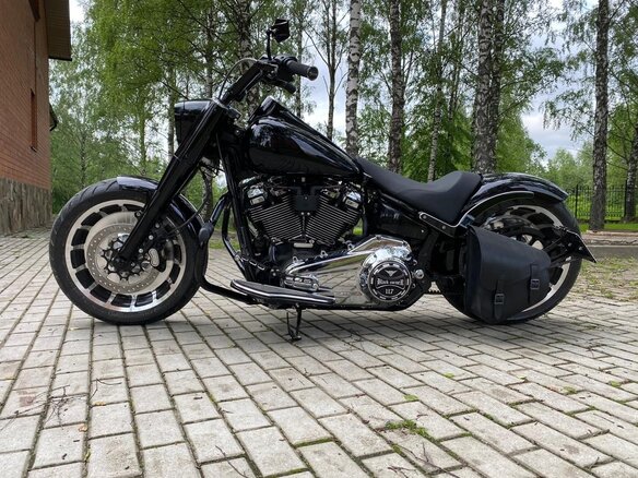 2019 Harley-Davidson Fat Boy, чёрный, 3500000 рублей - вид 1