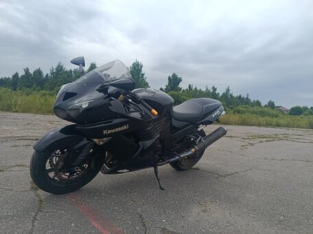 2007 Kawasaki ZZR 1400, чёрный, 540000 рублей, вид 4