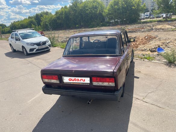 2006 Lada (ВАЗ) 2107, красный, 95000 рублей - вид 1