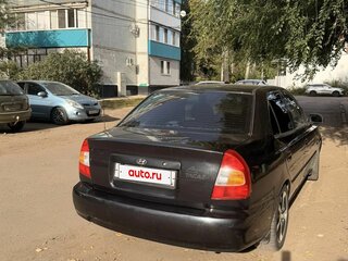2008 Hyundai Accent ТагАЗ II, чёрный, 330000 рублей, вид 5