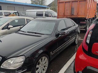 2002 Mercedes-Benz S-Класс 500 Long IV (W220) Рестайлинг, чёрный, 650000 рублей, вид 3