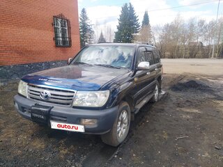 2007 Toyota Land Cruiser 105 100 Series Рестайлинг 2, чёрный, 2550000 рублей, вид 1