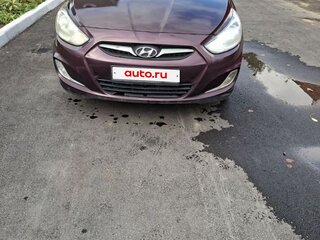 2012 Hyundai Solaris I, фиолетовый, 470000 рублей, вид 1