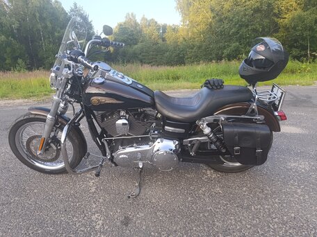2013 Harley-Davidson Dyna Super Glide, коричневый, 985000 рублей, вид 2