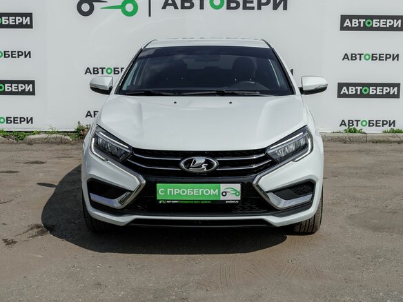 2023 Lada (ВАЗ) Vesta I Рестайлинг (NG), белый - вид 1