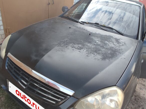 2008 Lada (ВАЗ) Priora I, чёрный, 185000 рублей - вид 5