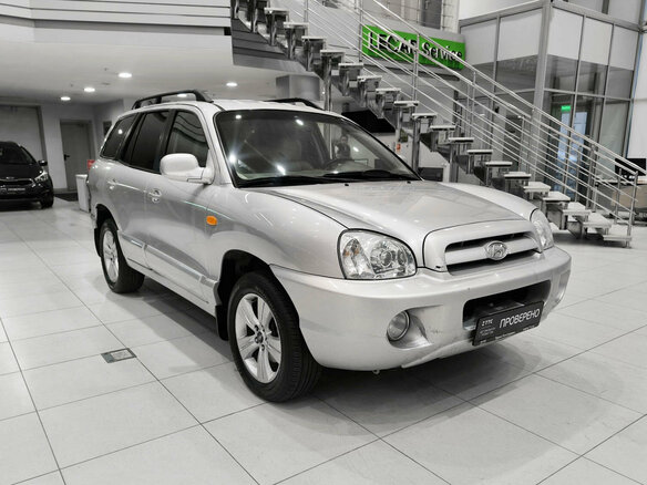 2007 Hyundai Santa Fe Classic Classic, серебристый - вид 2