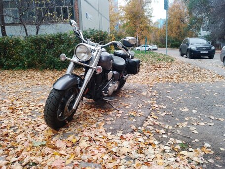 2008 Yamaha XV 1700 Road Star, серый, 700000 рублей, вид 4