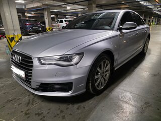 2016 Audi A6 IV (C7) Рестайлинг, серебристый, 2400000 рублей, вид 2