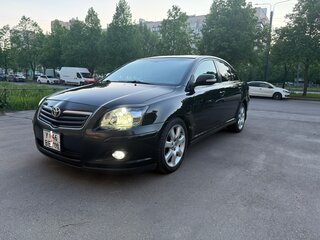 2007 Toyota Avensis II Рестайлинг, чёрный, 710000 рублей, вид 2