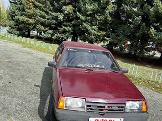 1996 Lada (ВАЗ) 2109, пурпурный, 120000 рублей, вид 2