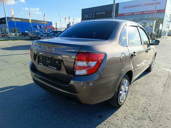 2019 Lada (ВАЗ) Granta I Рестайлинг, бежевый, 699000 рублей - вид 6
