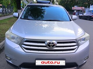 2012 Toyota Highlander II (XU40) Рестайлинг, серебристый, 1670000 рублей, вид 2
