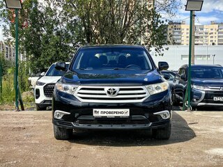 2012 Toyota Highlander II (XU40) Рестайлинг, чёрный, 1289000 рублей, вид 2