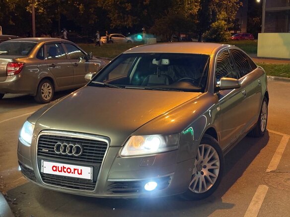 2008 Audi A6 III (C6), бежевый, 560000 рублей - вид 10