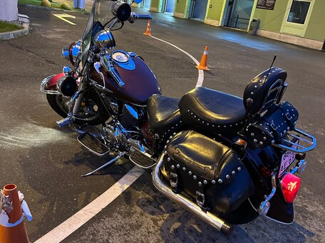 2006 Yamaha XVS1100, красный, 690000 рублей, вид 5