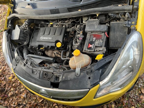 2012 Opel Corsa D Рестайлинг II, жёлтый, 740000 рублей - вид 8