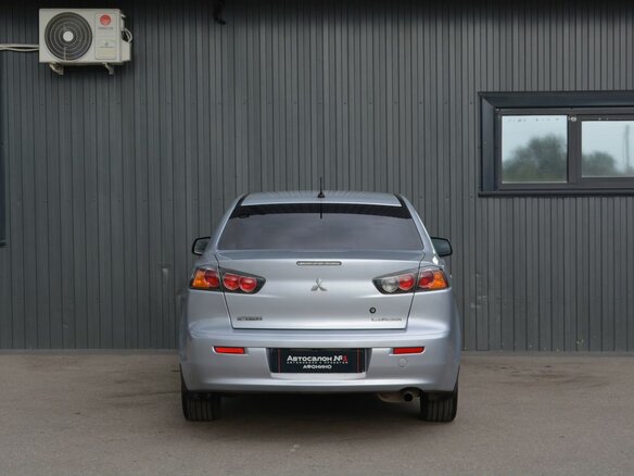 2012 Mitsubishi Lancer X Рестайлинг, серебристый, 619888 рублей - вид 4