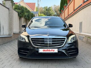 2018 Mercedes-Benz S-Класс 350 d Long VI (W222, C217) Рестайлинг, чёрный, 4850000 рублей, вид 2
