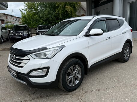 2014 Hyundai Santa Fe III, белый, 1720000 рублей, вид 2