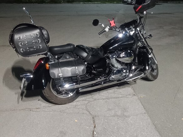 2007 Honda Shadow 750, чёрный, 590000 рублей - вид 10