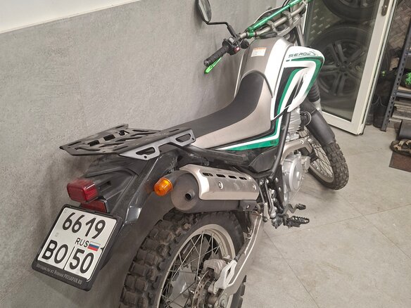 2009 Yamaha XT250 Serow, зелёный, 420000 рублей - вид 9