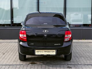 2012 Lada (ВАЗ) Granta I, чёрный, 269000 рублей, вид 4