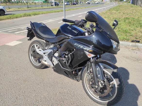 2007 Kawasaki Ninja 650, чёрный, 390000 рублей