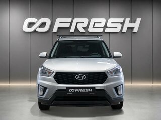 2021 Hyundai Creta I Рестайлинг, серебристый, 1899000 рублей, вид 2