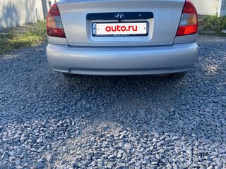 2009 Hyundai Accent ТагАЗ II, серебристый, 400000 рублей, вид 4