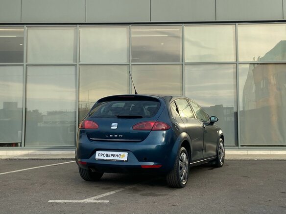 2008 SEAT Leon II, синий, 389000 рублей - вид 4