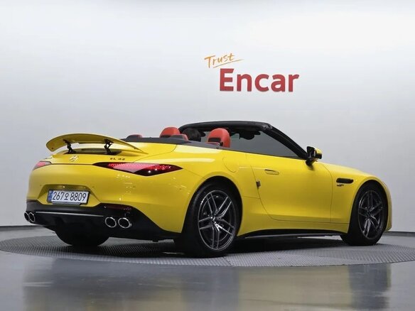 2025 Mercedes-Benz SL-Класс AMG 43 AMG IV (R232), жёлтый - вид 1