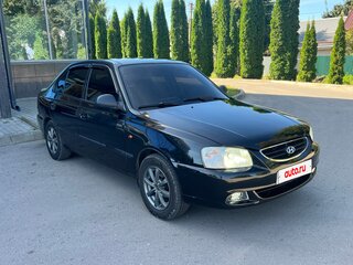 2006 Hyundai Accent ТагАЗ II, чёрный, 295000 рублей, вид 1