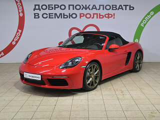 2018 Porsche Boxster IV 718 (982), красный, 6300000 рублей, вид 1