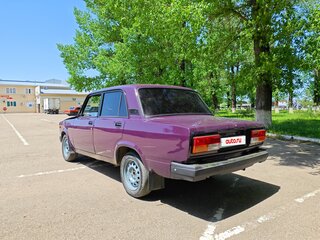 2002 Lada (ВАЗ) 2107, пурпурный, 150000 рублей, вид 5