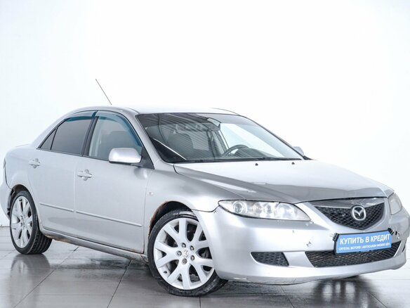 2005 Mazda 6 I (GG) Рестайлинг, серебристый, 399000 рублей