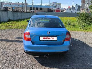 2015 Skoda Rapid I, синий, 550000 рублей, вид 5