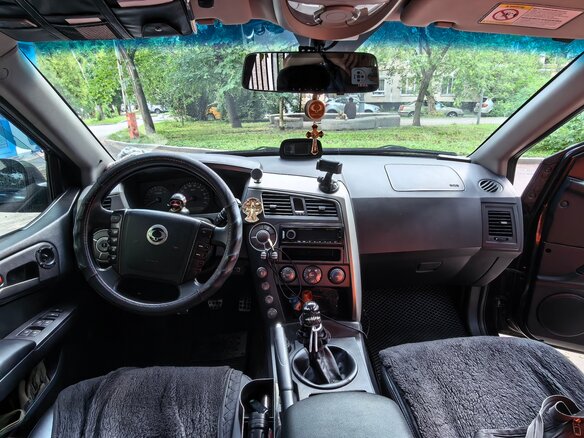 2010 SsangYong Kyron I Рестайлинг, чёрный, 1050000 рублей - вид 8