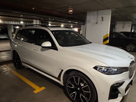 2021 BMW X7 30d I (G07), белый, 7250000 рублей, вид 3