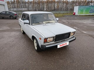 1998 Lada (ВАЗ) 2107, белый, 130000 рублей, вид 4