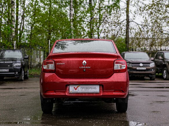 2015 Renault Logan I Рестайлинг, красный - вид 3