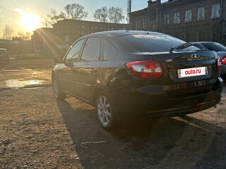2014 Lada (ВАЗ) Granta I, чёрный, 750000 рублей, вид 4